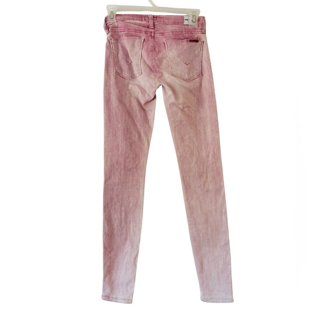 Hudson Jeans Baby Pink Krista Super Skinny Stretch Denim Pants - Picture 2 of 7